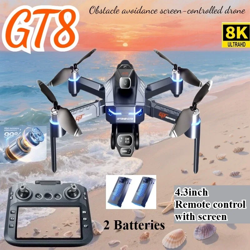 Drone 4K HD GT8 caméra éviteme - Drone Multispectral avis et prix
